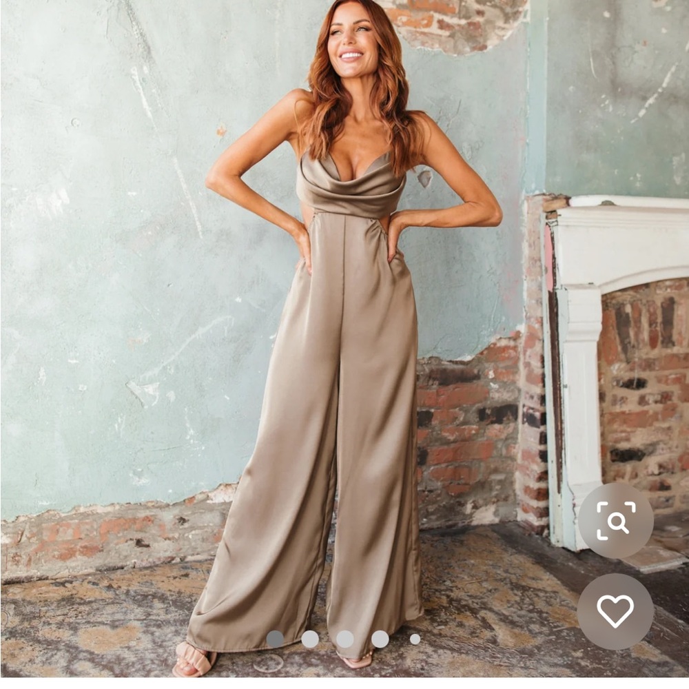Satin jumpsuit